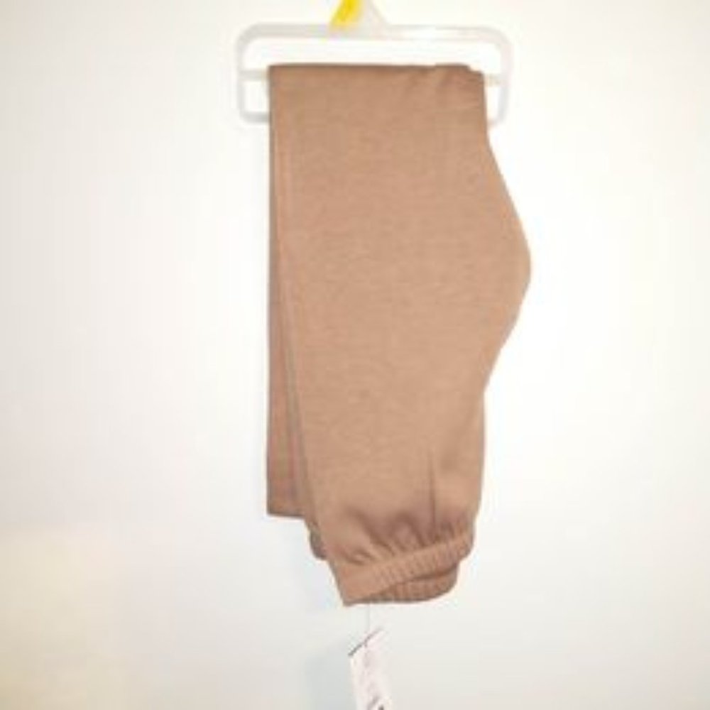 girls cozy leggings, brown, size L(10-12) K-135
